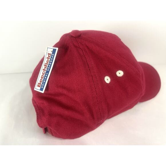 Retro The Tay Bank Beechfield Adjustable Red Violin Golf Cap NWT - Picture 5 of 8